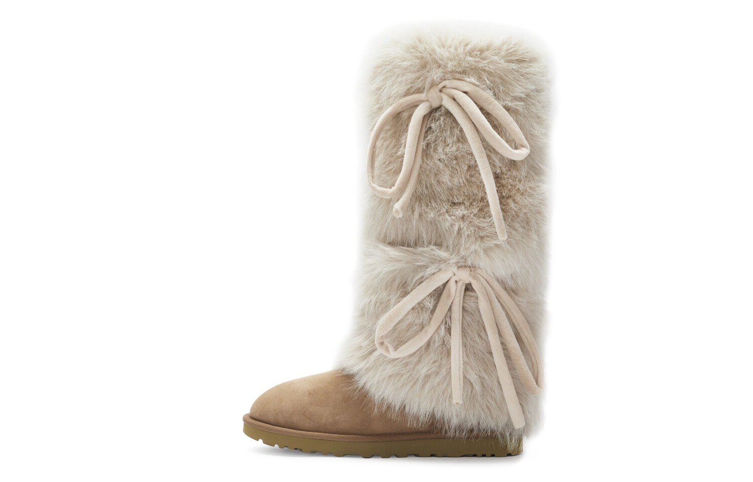 CLASSIC MINI Зимние ботинки женские розовые/бежевые Ugg