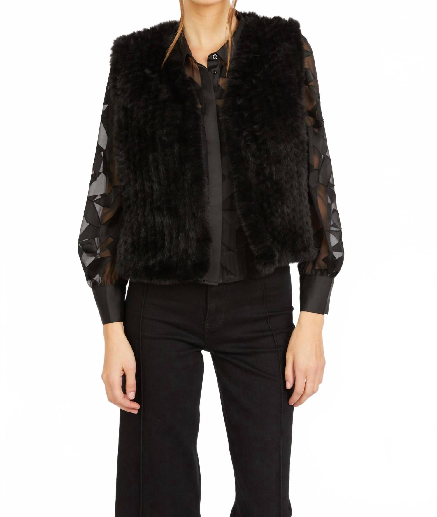 

CABALLERO Жилет Нади черного цвета