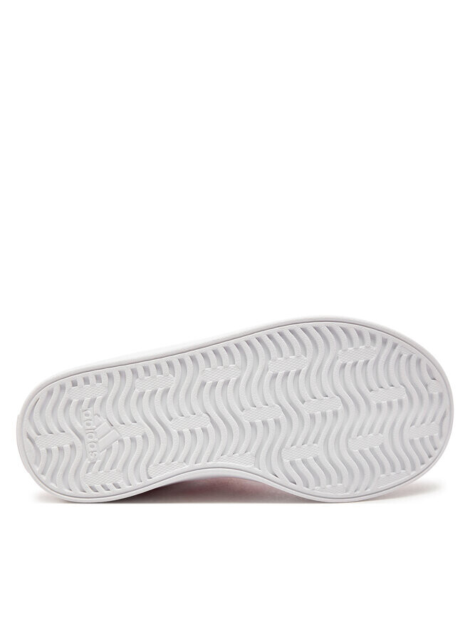 Кроссовки adidas VL Court 3.0 EL C для девочек, розовые — фото 4