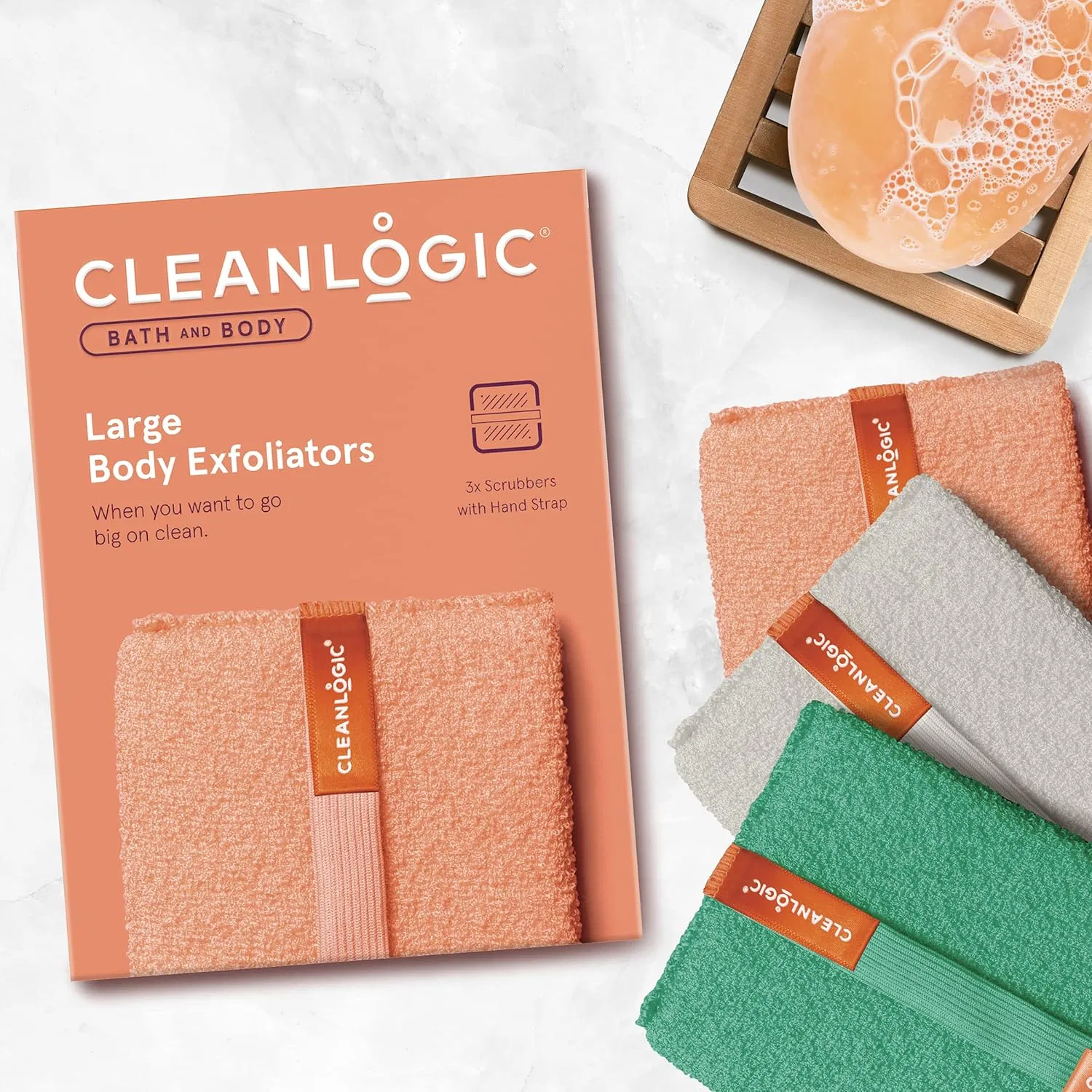Скраб для тела Cleanlogic, 3 шт — фото 2