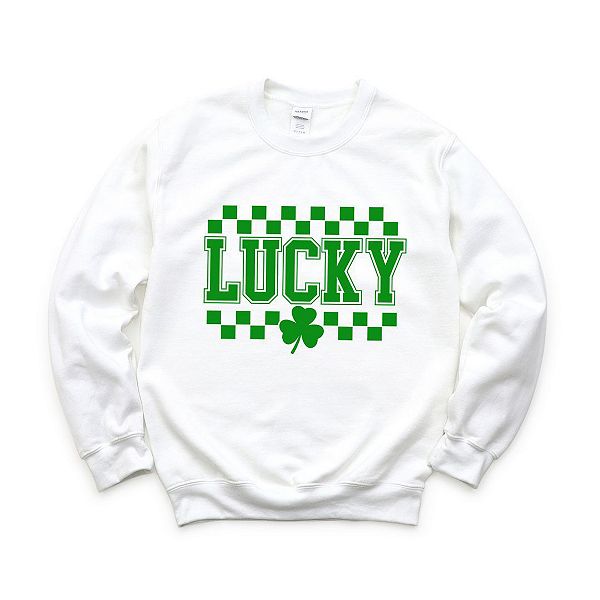 

Свитшот Checkered Lucky Shamrock Simply Sage Market, White, Белый, Свитшот Checkered Lucky Shamrock Simply Sage Market, White