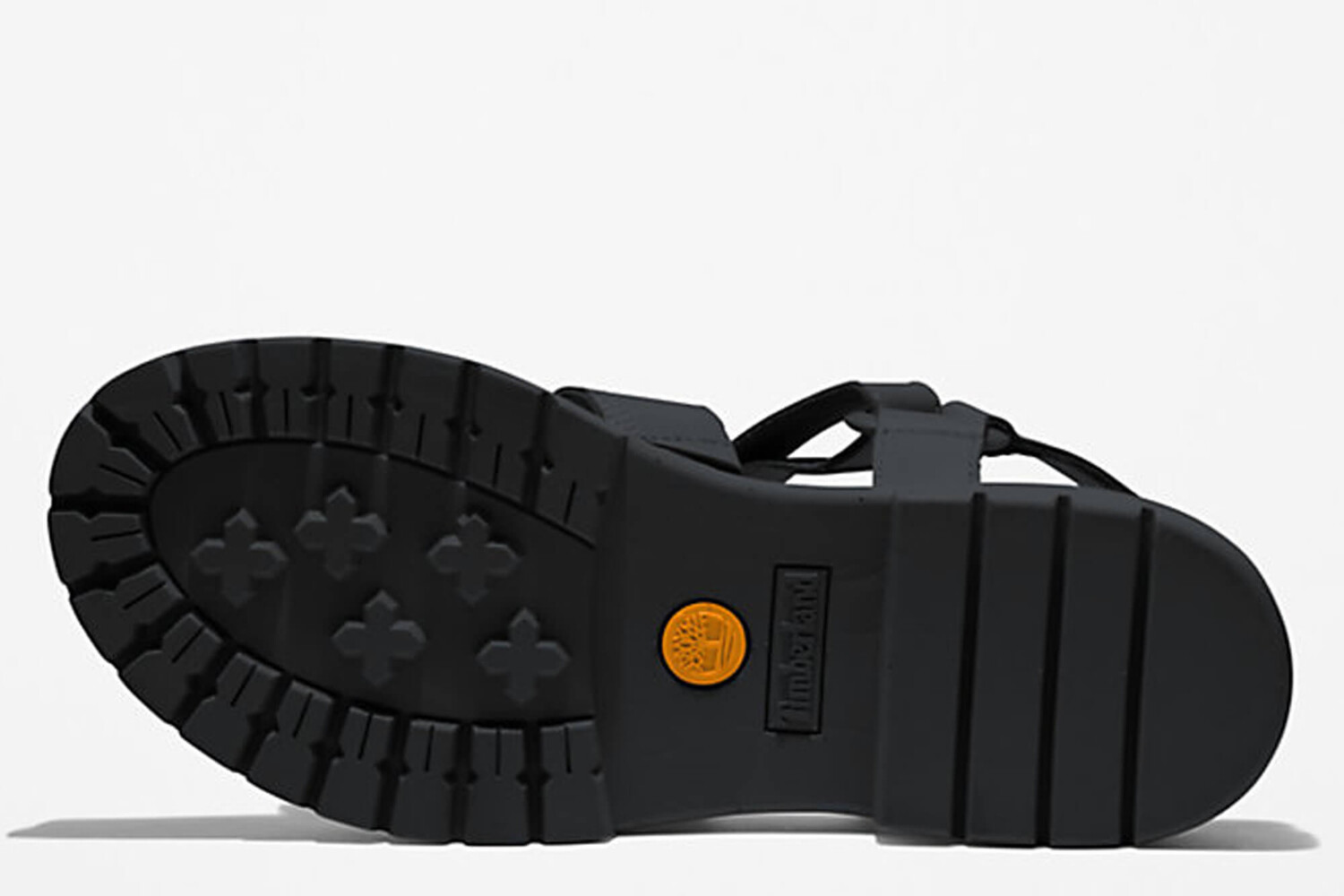 Босоножки на каблуке London Vibe с 3 ремешками Timberland, черный — фото 4