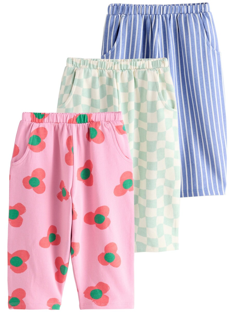 

Зауженные брюки Next, сапфировый/зеленый/пастельно-зеленый/розовый