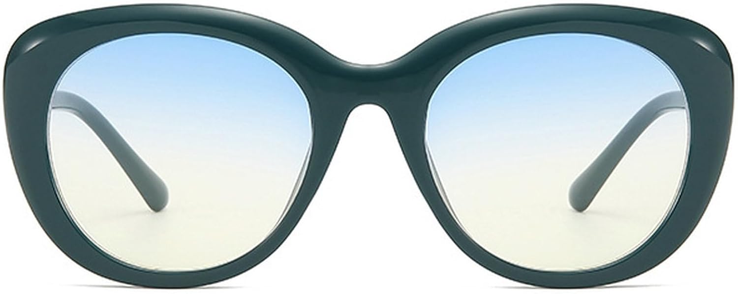 

Ретро круглые солнцезащитные очки для женщин и мужчин, градиентные солнцезащитные очки в стиле 90-х, модные большие солнцезащитные очки с защитой от УФ-излучения UV400 mincl, Blue