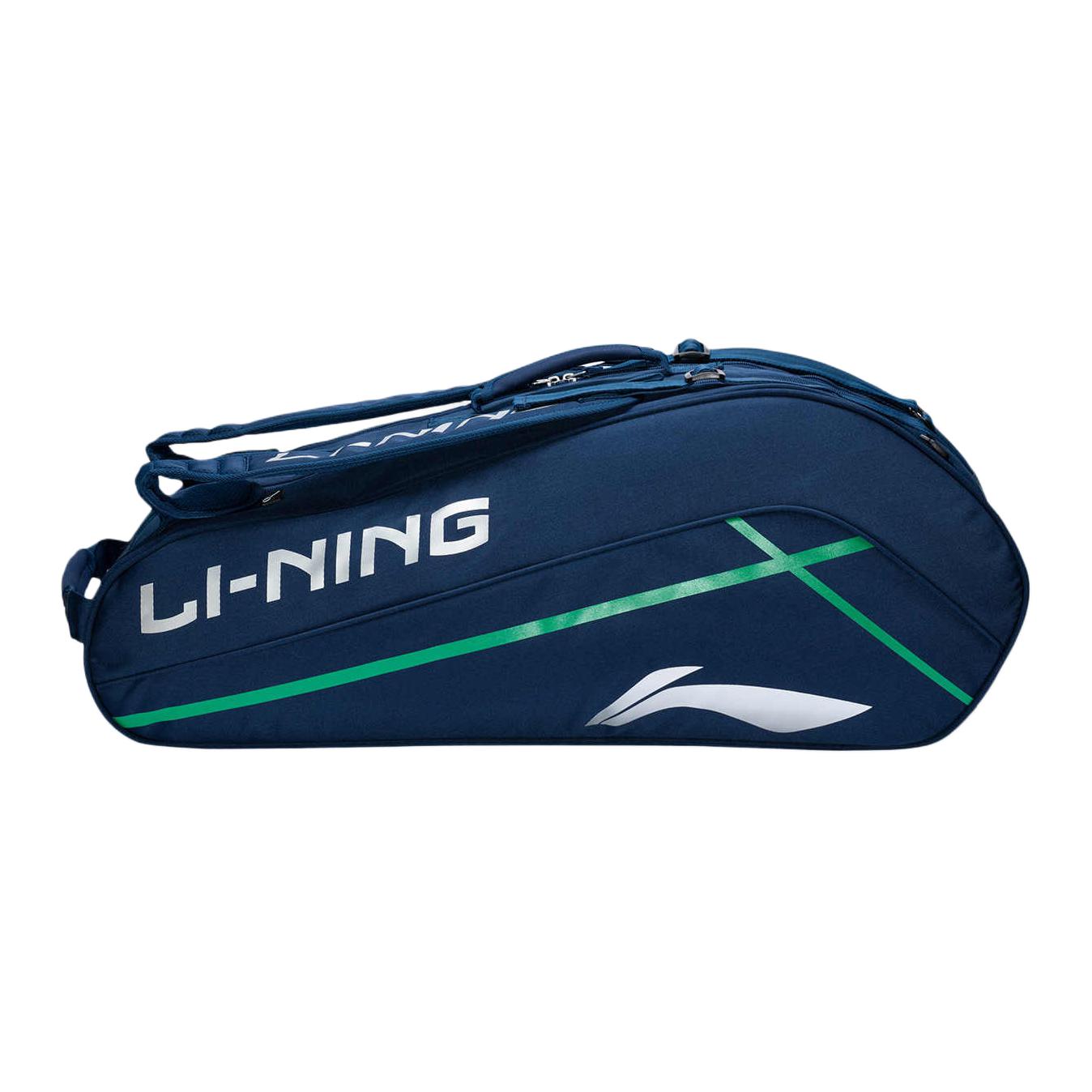 

LINING Полиэстеровый бадминтонный спортивный мешок унисекс темно-синий, Navy Blue