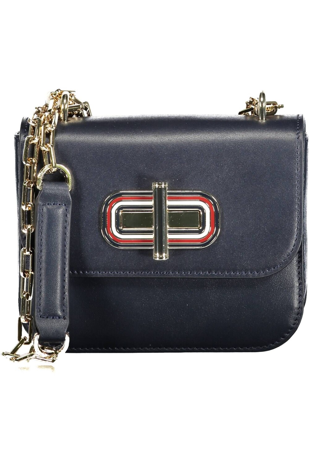 

Синяя кожаная женская сумка Tommy Hilfiger