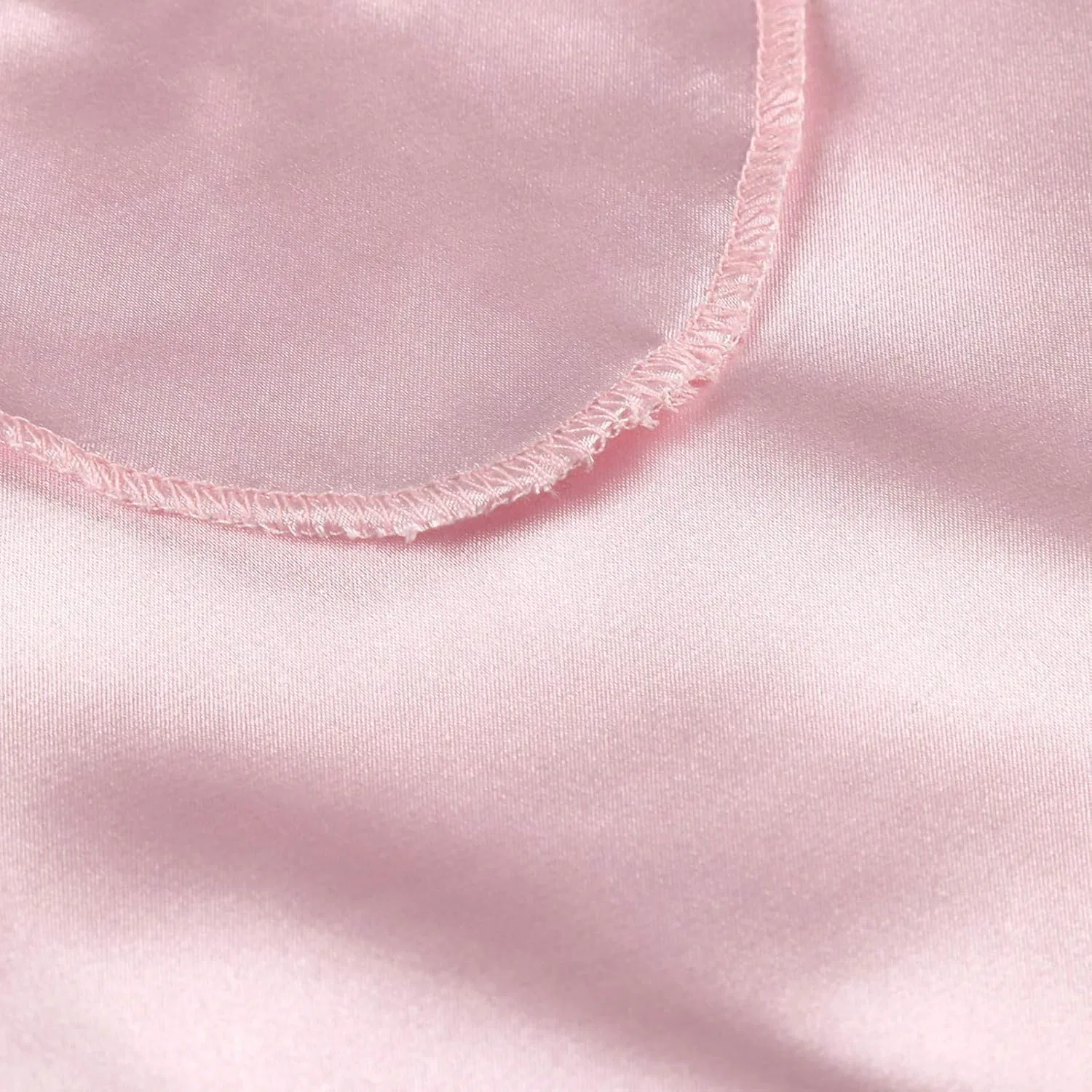 Комплект пижамы женский из кружева и атласа, A01 Pink — фото 4