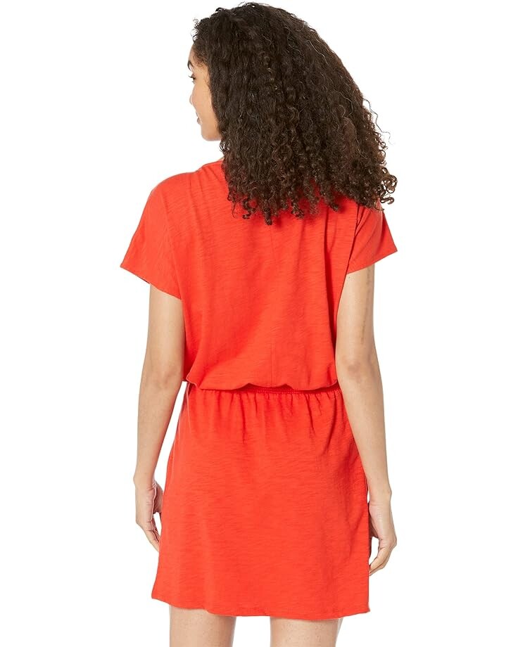 

Платье Lilla P Smocked Dolman Sleeve Flame Modal Dress, цвет Cherry