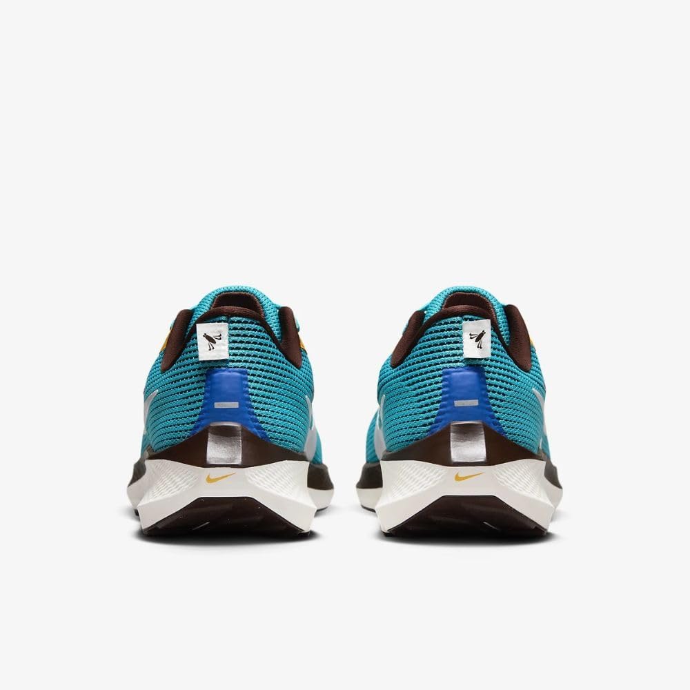 Мужские кроссовки Nike низкие, белый/зеленый/бирюзовый — фото 4