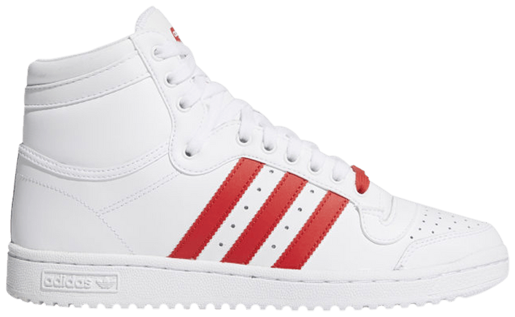

Кроссовки adidas Top Ten High 'White Lush Red', белый