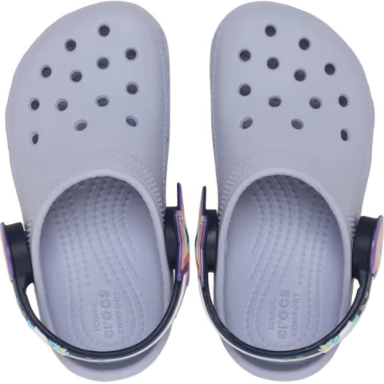 Низкие детские ботинки infant and toddler Crocs, серый — фото 4