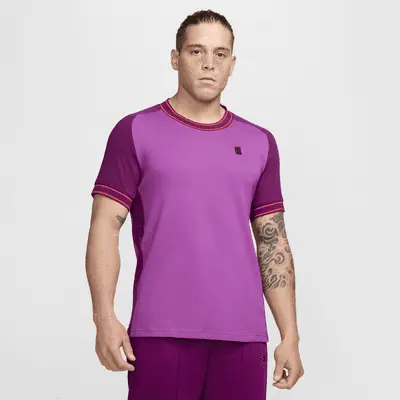 

Футболка Nike NikeCourt Heritage, цвет Hot Fuchsia/Sangria
