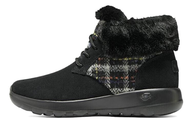 Зимние кроссовки Skechers On the Go в клетку, черный