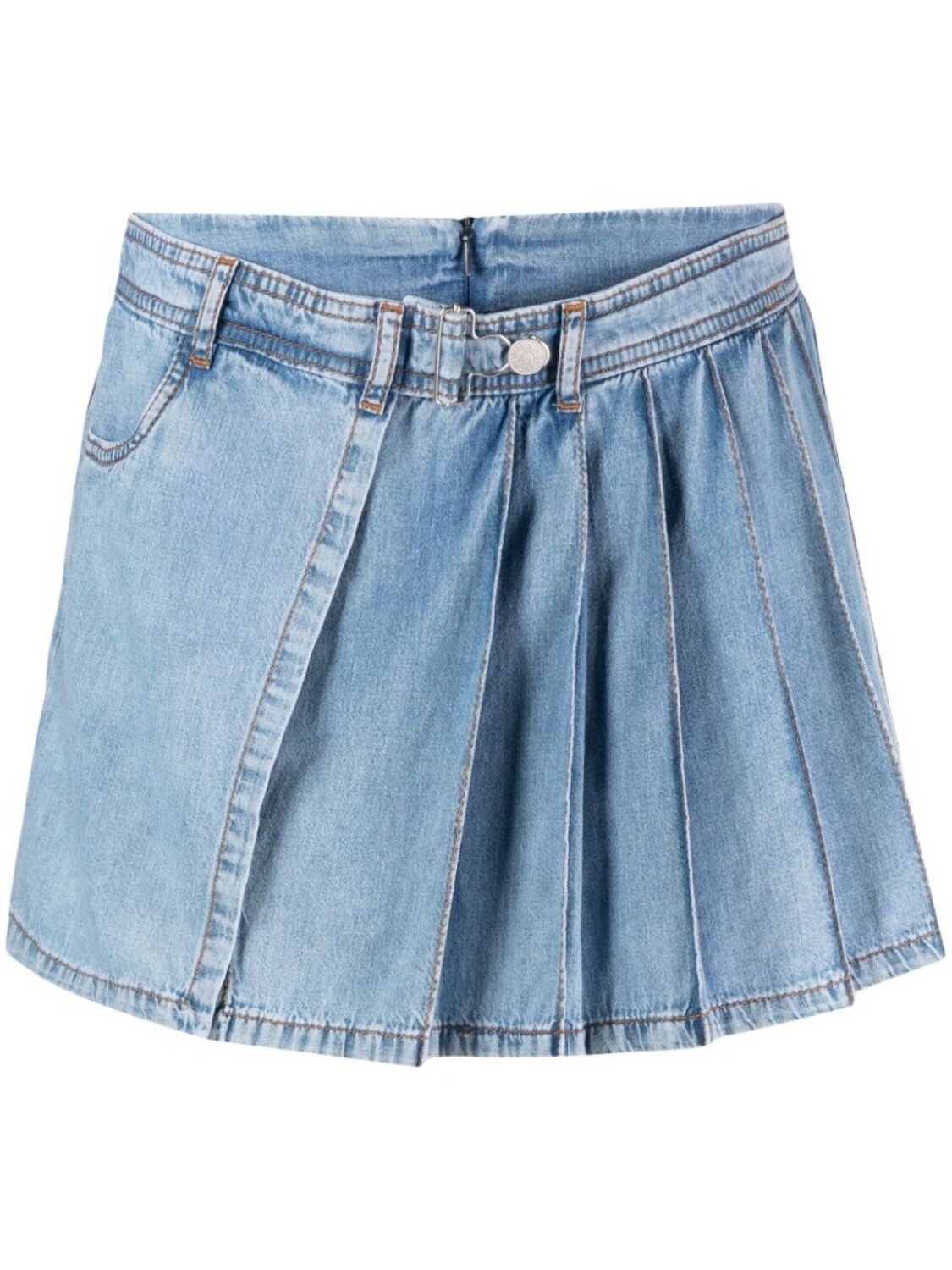

MOSCHINO JEANS джинсовые шорты-юбка с заниженной талией, синий