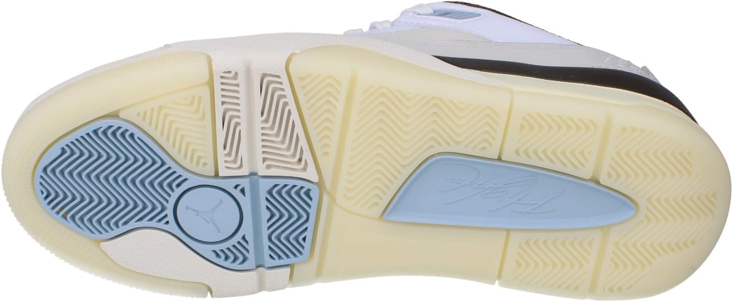 Мужские баскетбольные кроссовки Nike Air Jordan Flight Court Ib8858, White Light Armory Blue 141 — фото 4