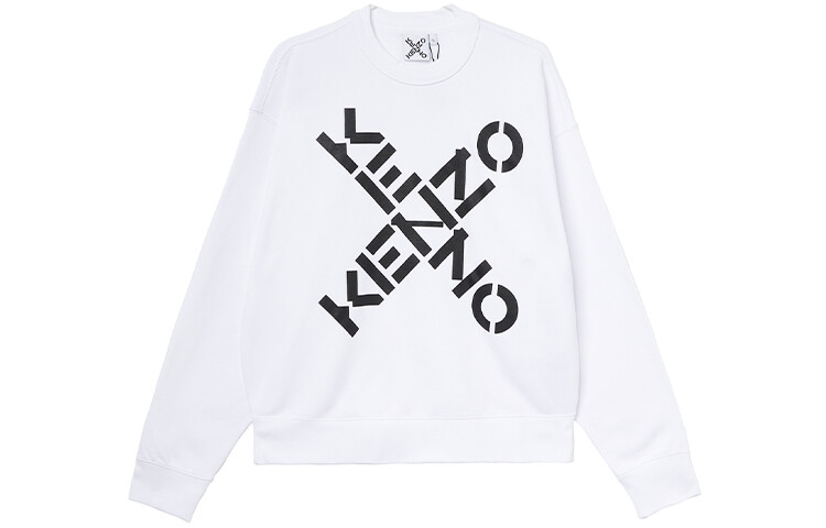 

Толстовка с логотипом Letter, мужская, белая Kenzo, белый