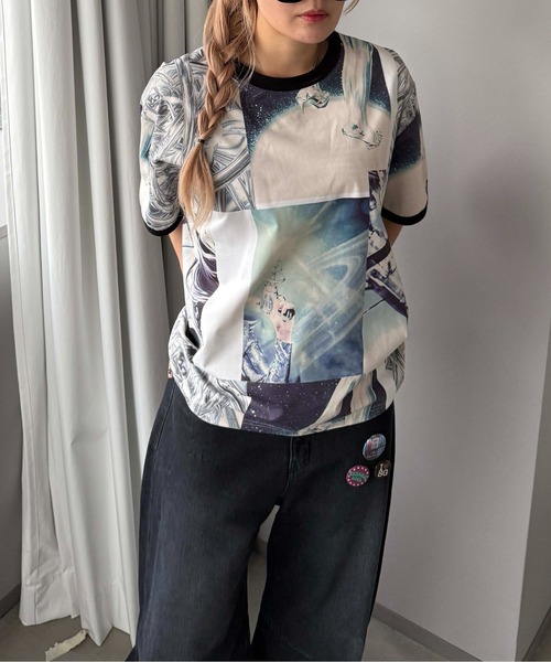 

Футболка с контрастной отделкой Sedacle, белый