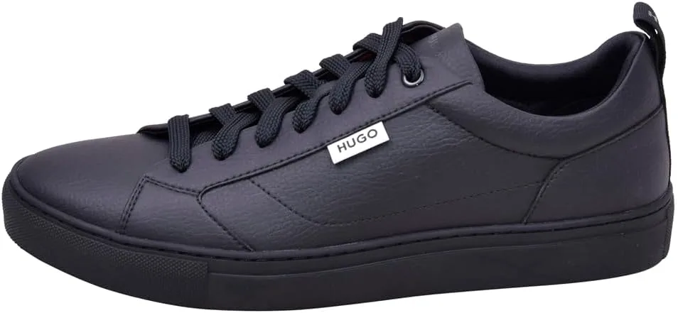 Кроссовки Hugo Mens Morrie Low с зернистой подошвой, черный — фото 3