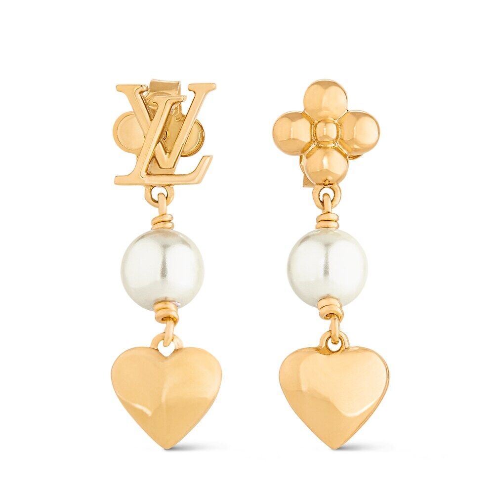 

Серьги с цветущим жемчугом Louis Vuitton, золотой