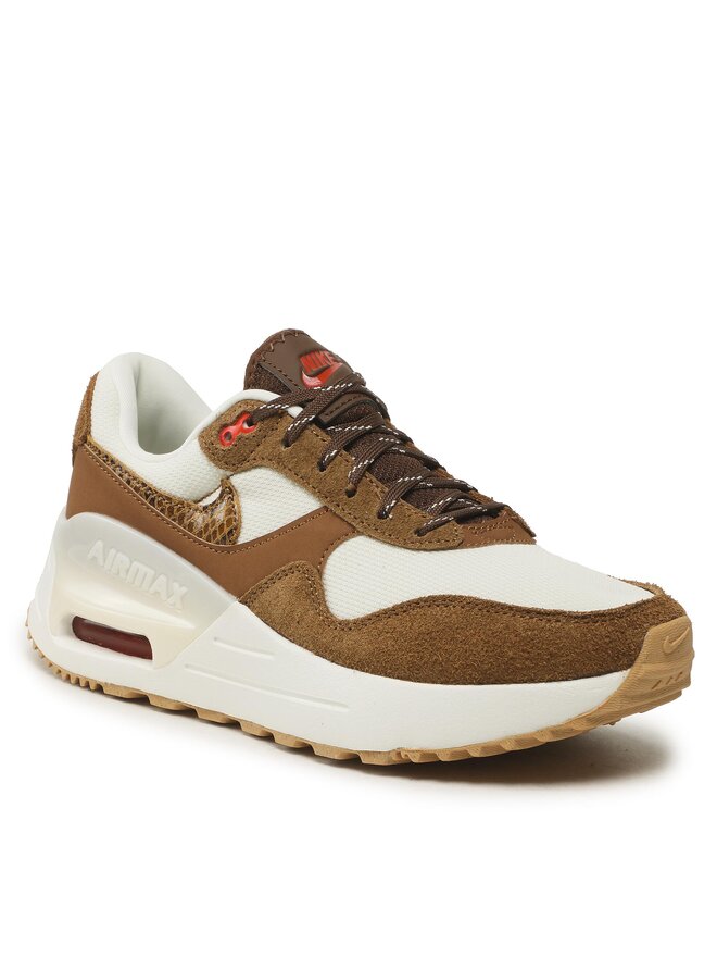 

Кроссовки Nike Air Max System Se DX9504 100 Marrón, коричневый/белый