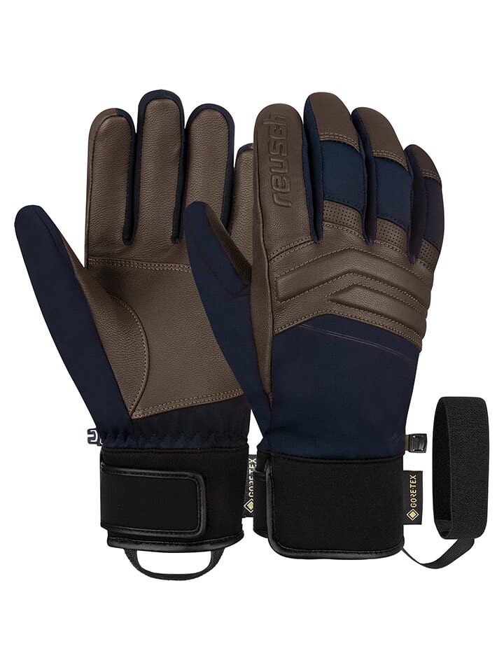 

Функциональные перчатки Reusch Funktionsfingerhandschuhe Jupiter GORE-TEX, цвет Dunkelblau/Braun
