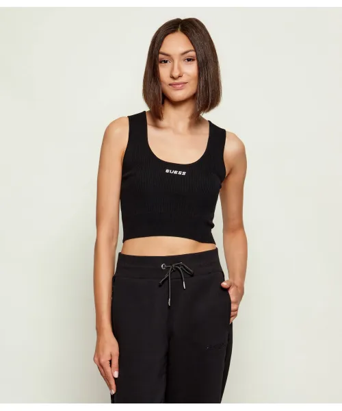 

Топ Фламиния Cropped fit Guess Active, черный