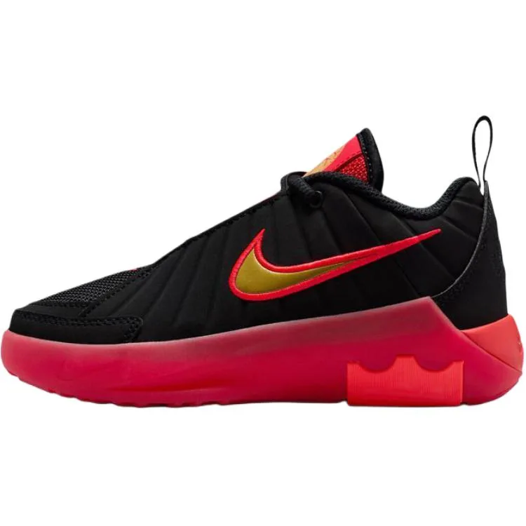 Nike Детские баскетбольные кроссовки LeBron Witness 9 Low top черно-красные