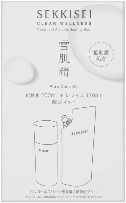 Лосьон Sekkisei — Увлажняющий Costco Clear Wellness Pure Conch, + рефилл, 200 мл
