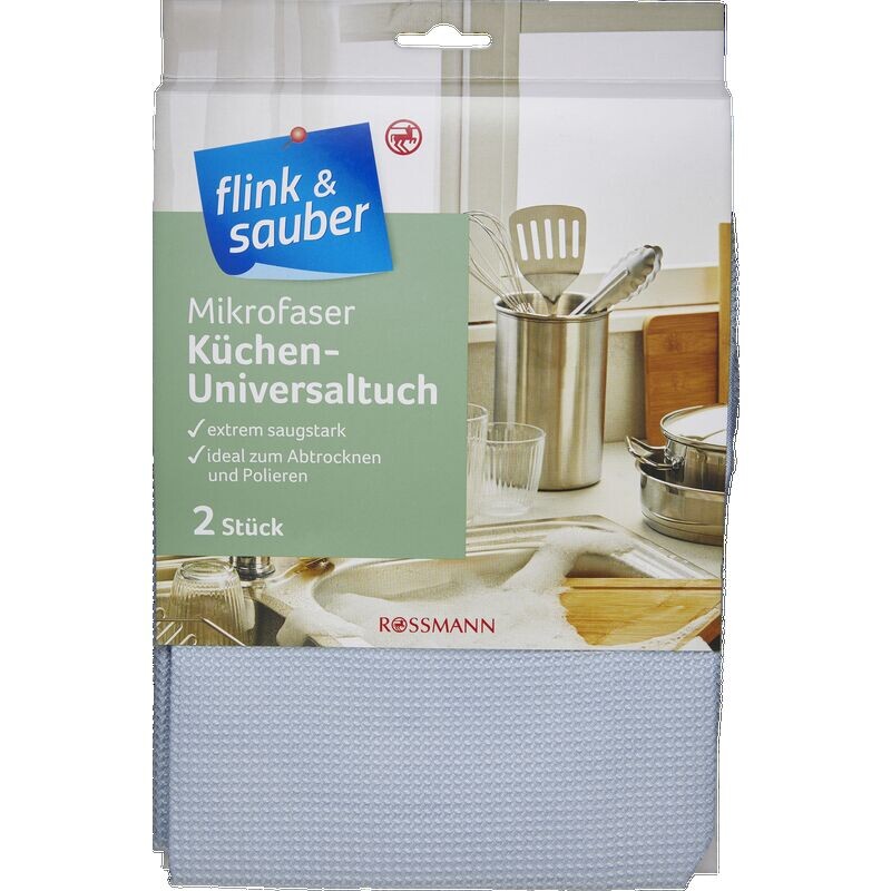 

Универсальное кухонное полотенце из микрофибры flink & sauber, 2 шт.