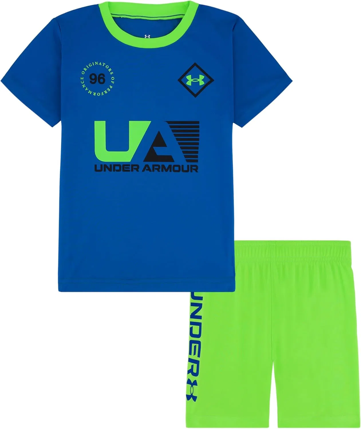 Детский спортивный комплект из футболки и шорт, Under Armour, цвет Royal Tech Soccer