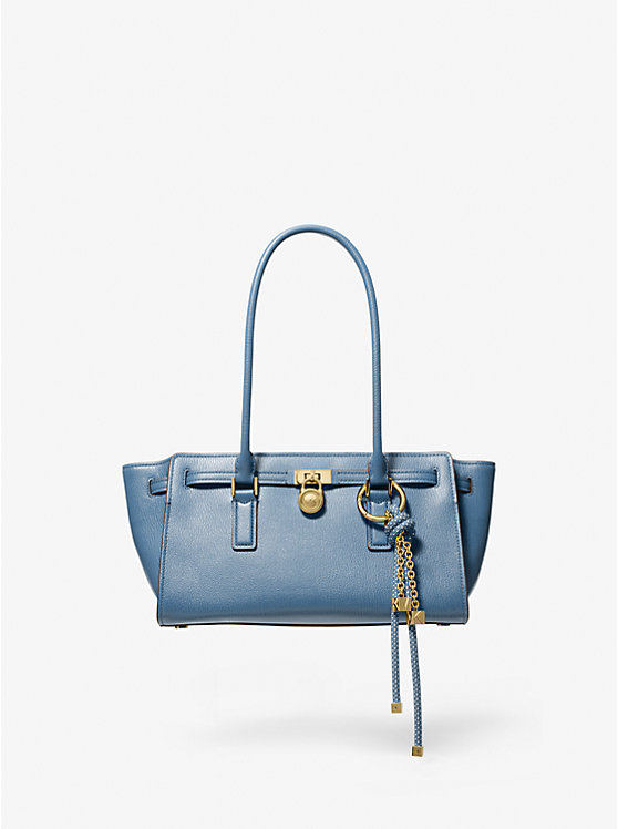 

Небольшая кожаная сумка Hamilton Moderne Michael Kors, синий