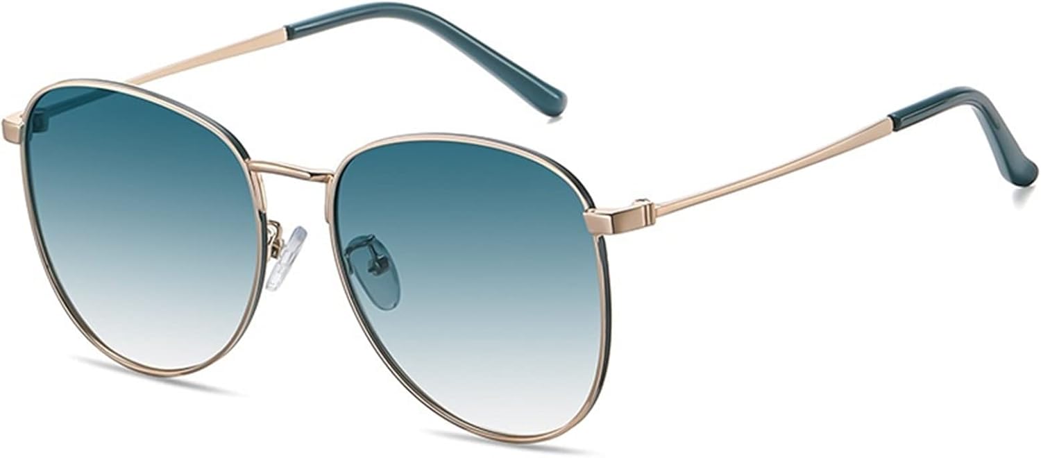 

Поляризованные солнцезащитные очки GAOXIN в круглой металлической оправе для мужчин и женщин, защита от солнца на открытом воздухе, на пляже, для вождения (Цвет: F, Размер: Средний), F