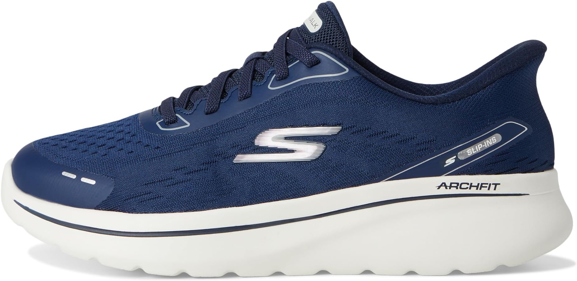 Кроссовки SKECHERS Performance Go Walk Arch Fit N-Joy Emory Hands Free Slip-Ins, Navy/White — фото 4
