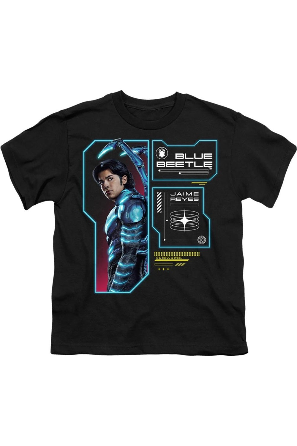 

Футболка с принтом Blue Beetle (2023) для детей Gildan