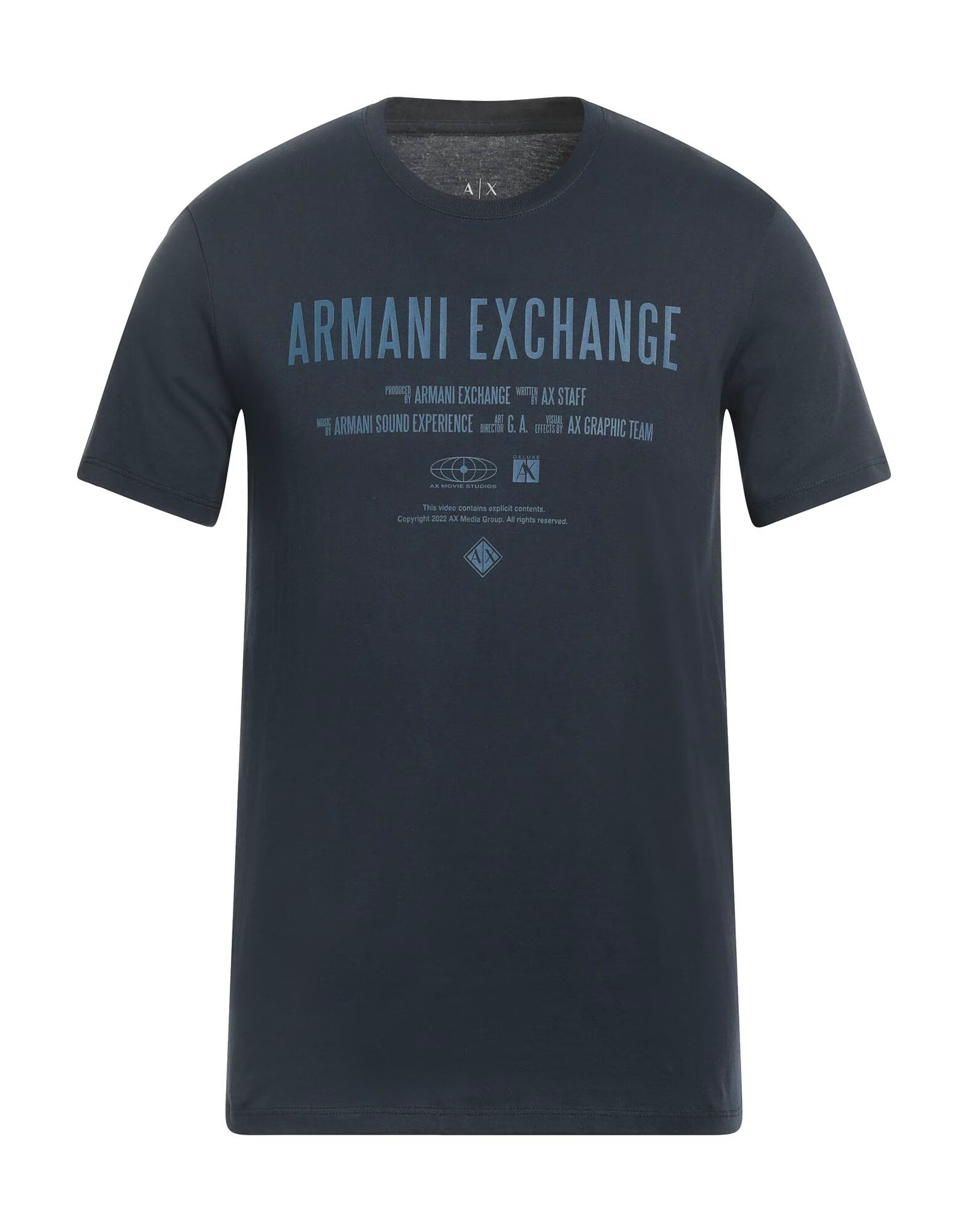 

Футболка Armani Exchange, полуночно-синий