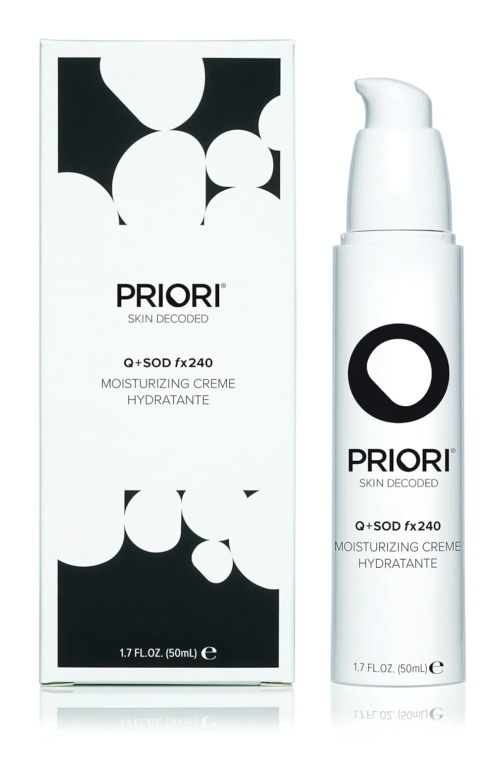 Крем для лица Priori — Увлажняющий с коэнзимом Q10, омолаживающий, для женщин и мужчин. -часовое увлажнение, 48 мл