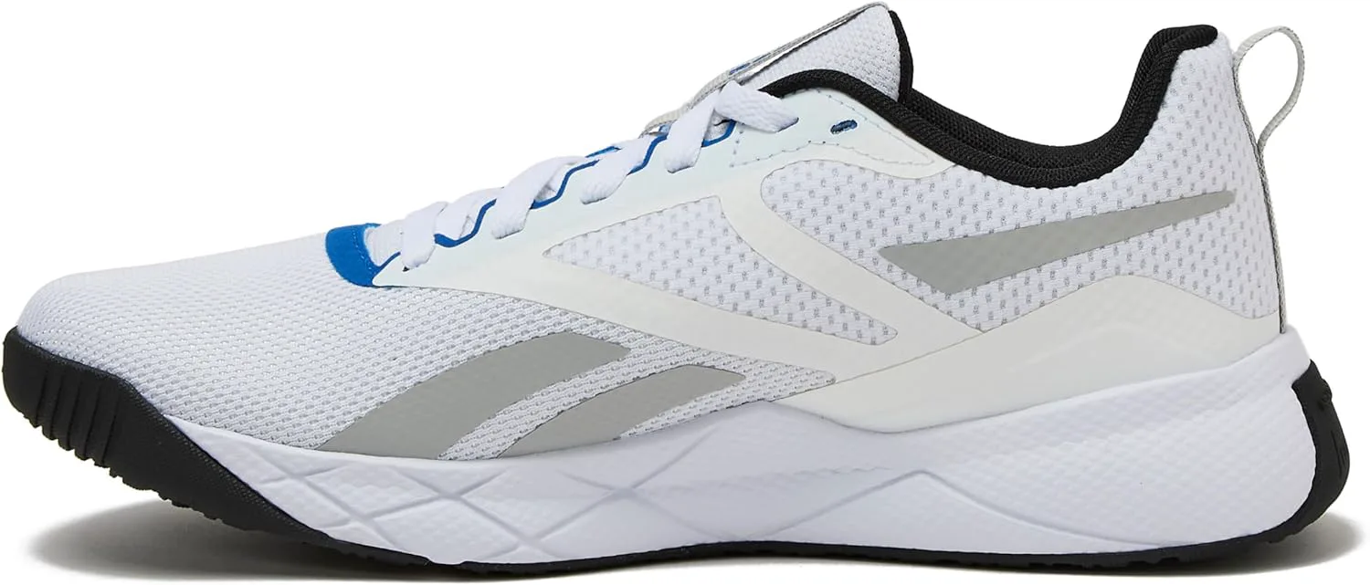 Мужские кроссовки для кросс-тренинга Reebok NFX, белый/черный/синий — фото 4