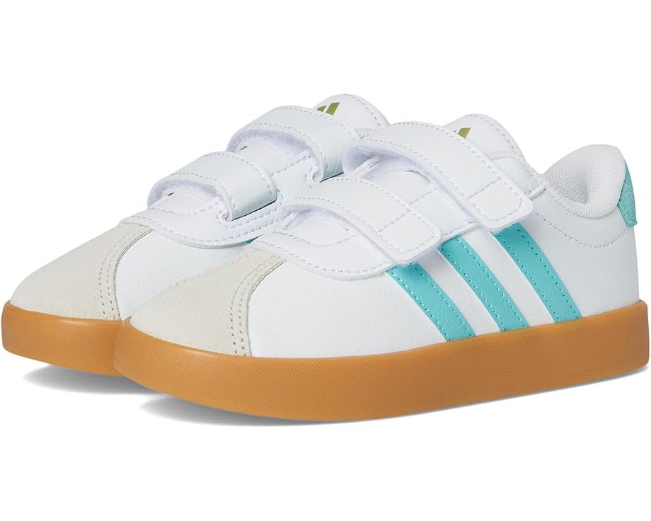 

Кроссовки adidas Kids VL Court 3.0 Shoes, цвет White/Flash Aqua/Alumina