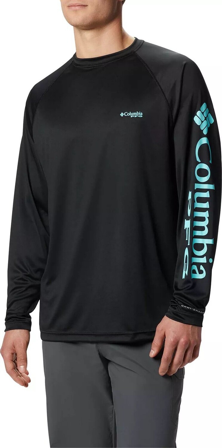 

Мужская рубашка с длинным рукавом Columbia PFG Terminal Tackle, черный