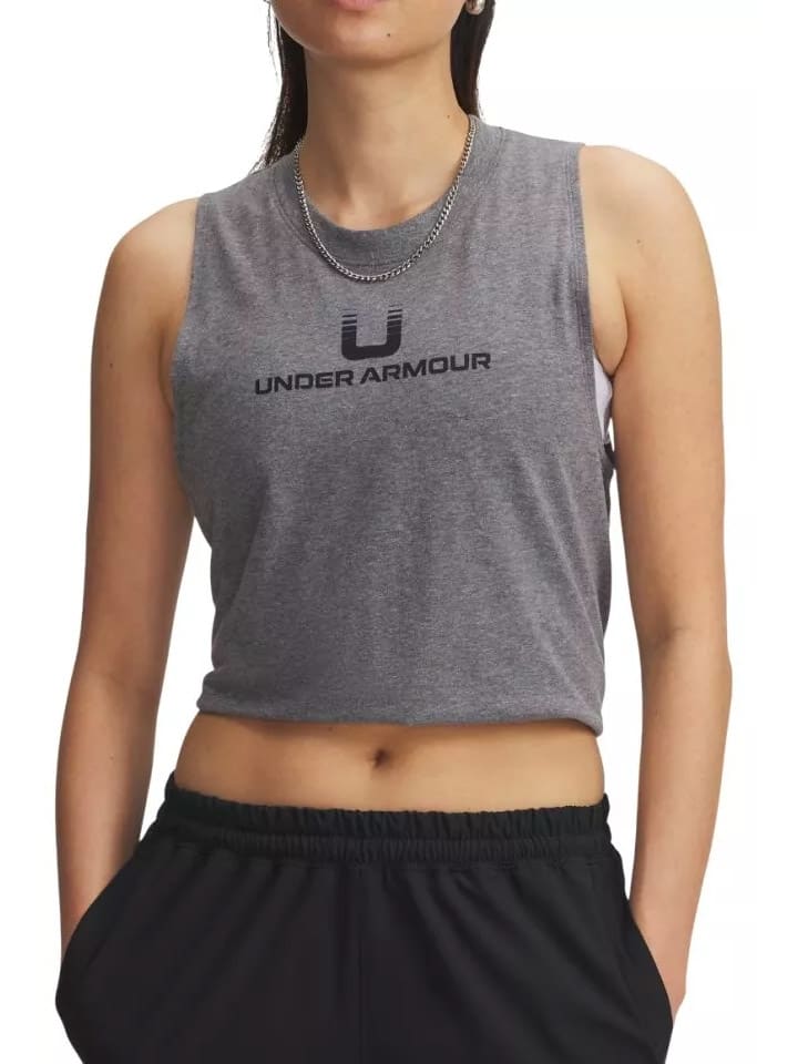 

Under Armour Функциональный топ серого цвета