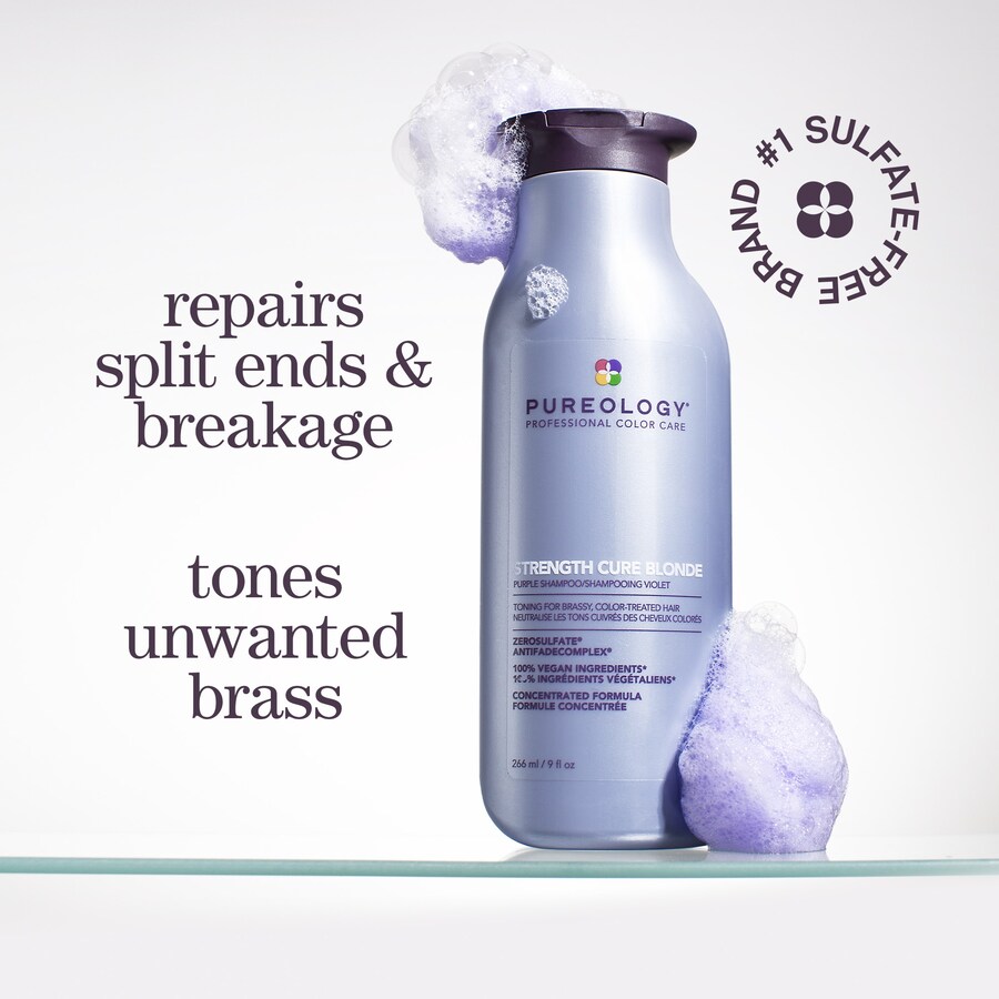 Шампунь Strength Cure Blonde Purple Pureology, 33.8 fl oz/1000 mL — фото 3