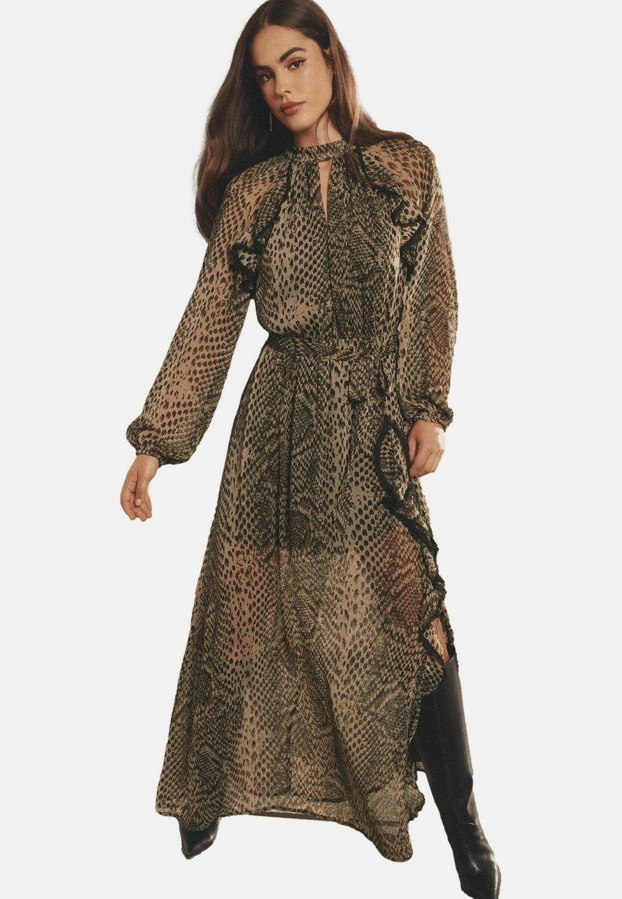 

Платье Lipsy Maxi dress, Khaki Green Snake Print/Green