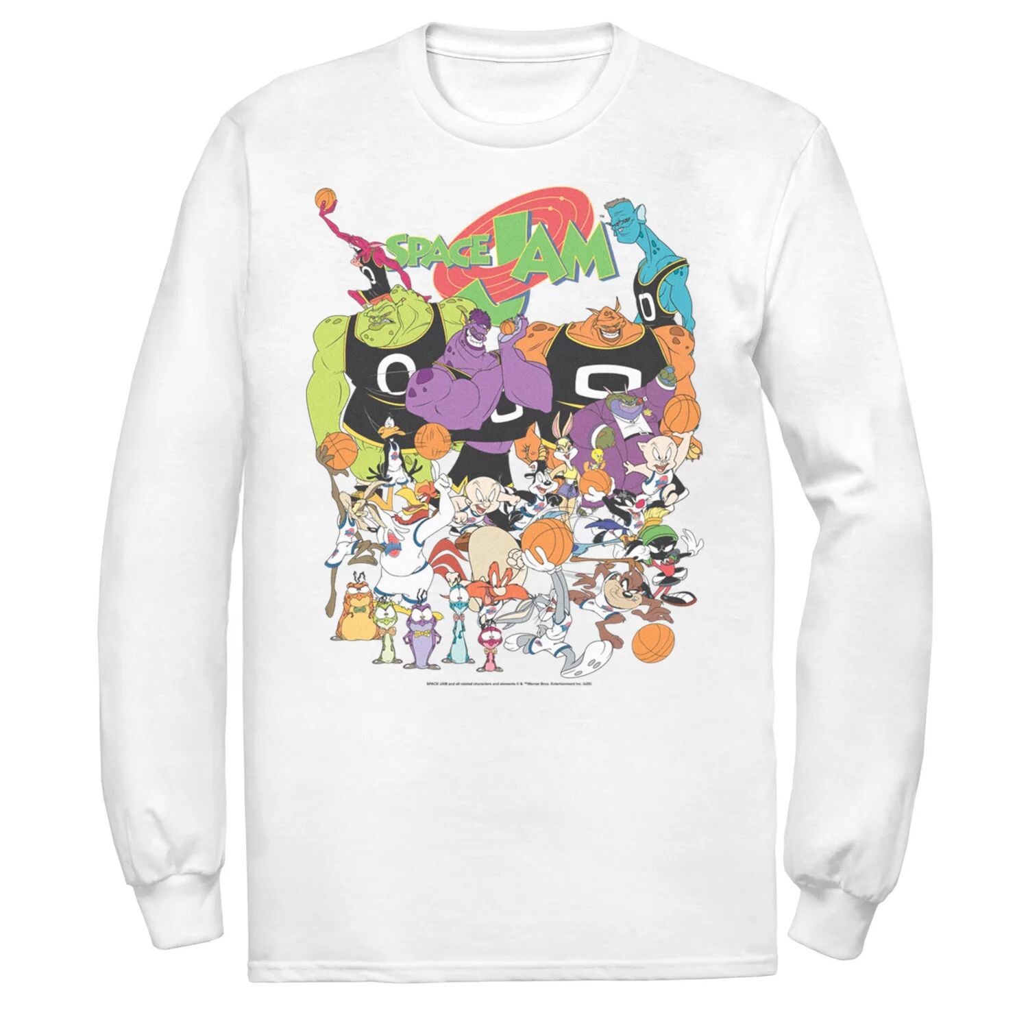 

Мужская футболка Looney Tunes Space Jam Big Group Shot Licensed Character