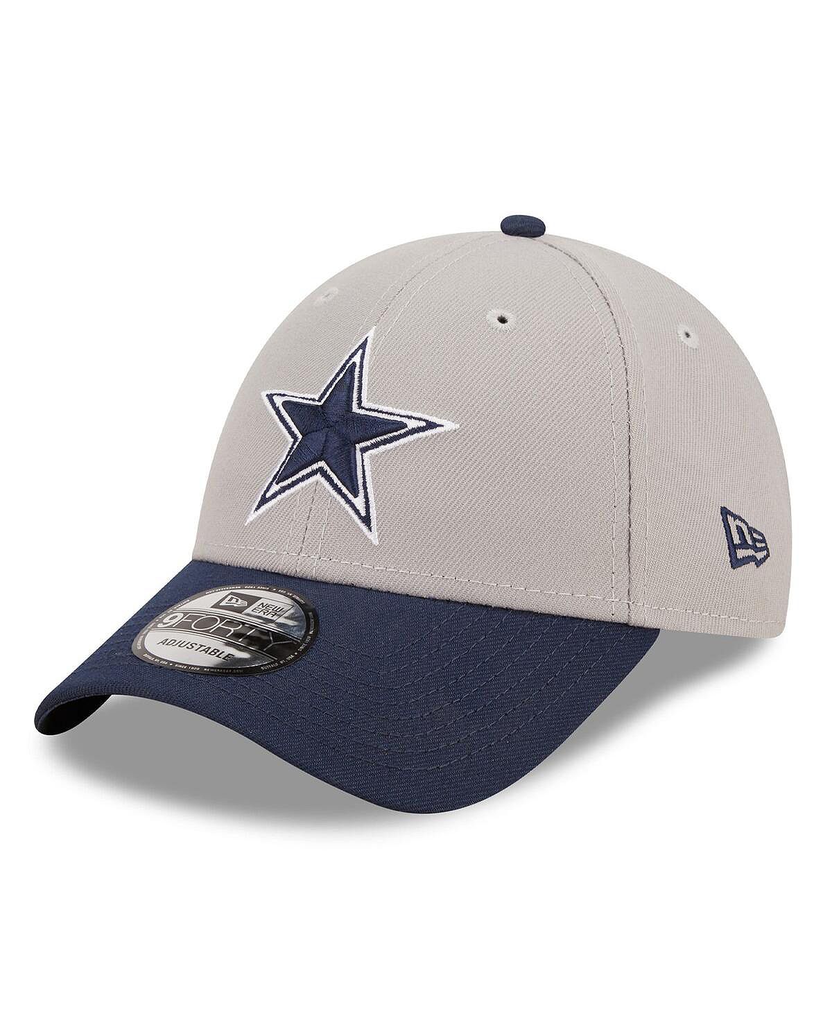 

Мужская серо-темно-синяя регулируемая кепка Dallas Cowboys The League 2Tone 9FORTY New Era