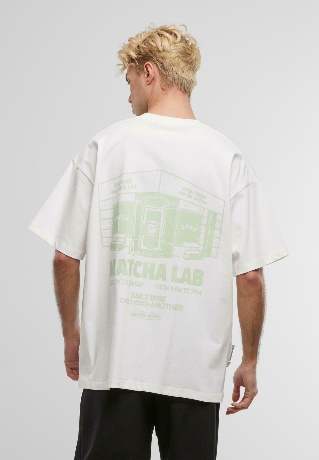 

Футболка с принтом Another Cotton Lab, белый