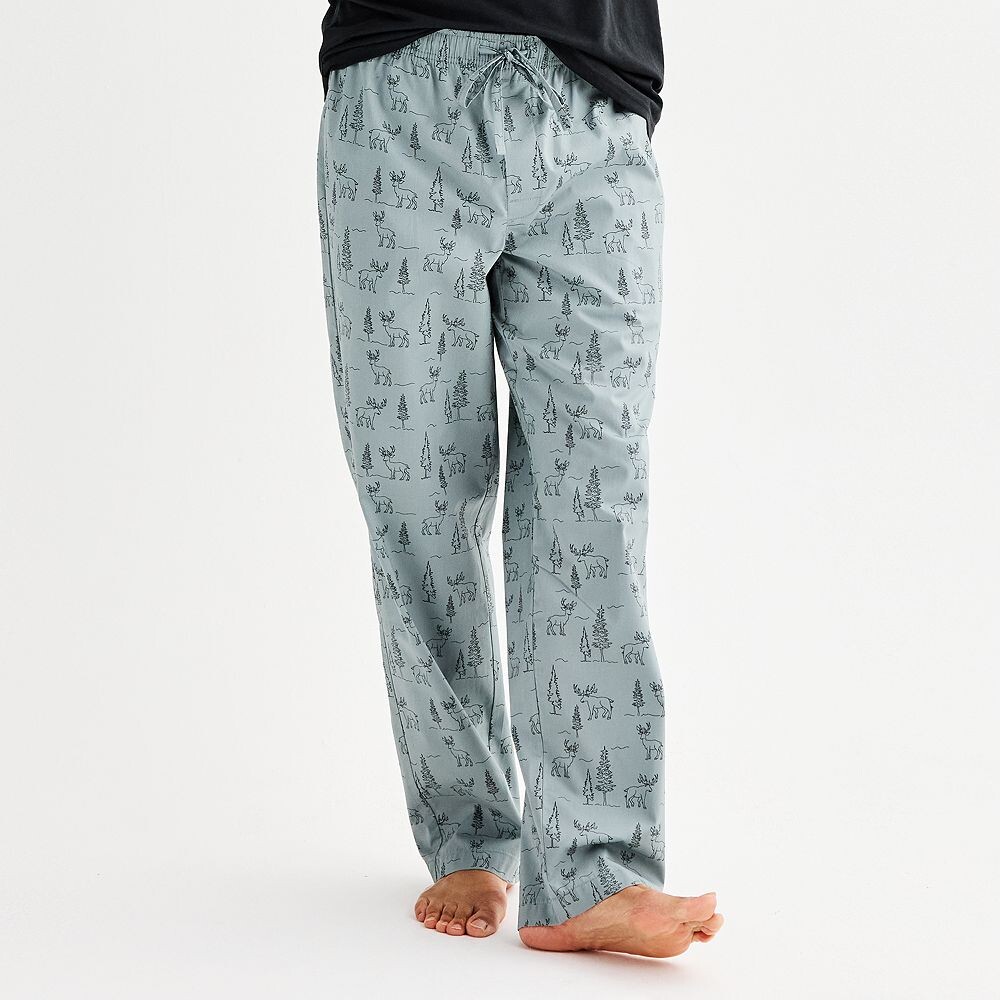 

Мужские тканые пижамные штаны Sonoma Goods For Life, цвет Deer Print