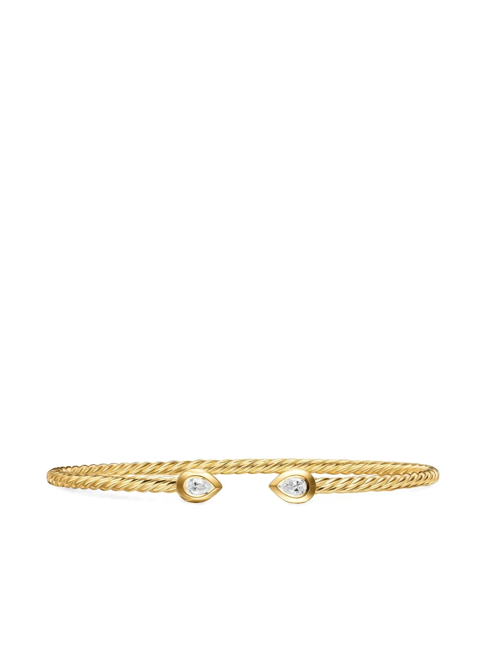 

Браслет Petite Modern Renaissance из желтого золота 18 карат с бриллиантами David Yurman, золотой