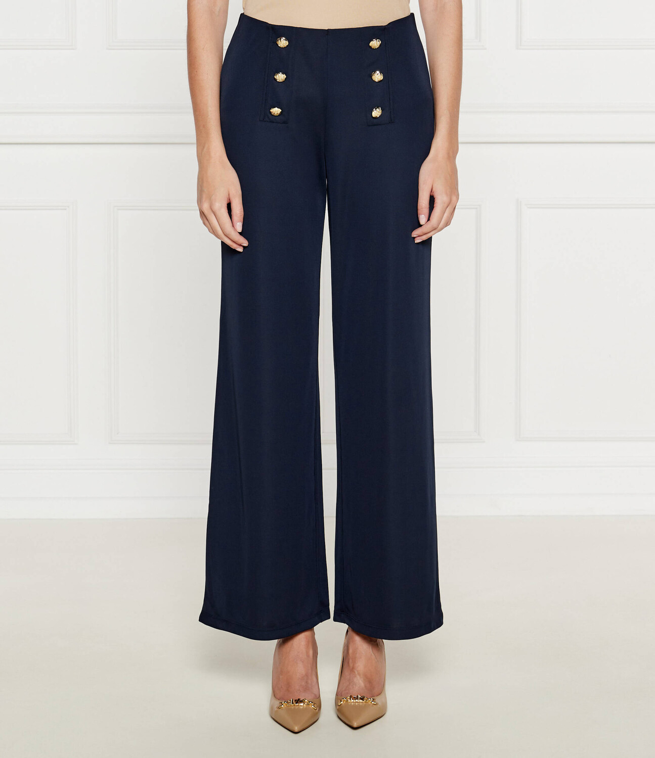 

Брюки LAUREN RALPH LAUREN Regular Fit, темно-синий