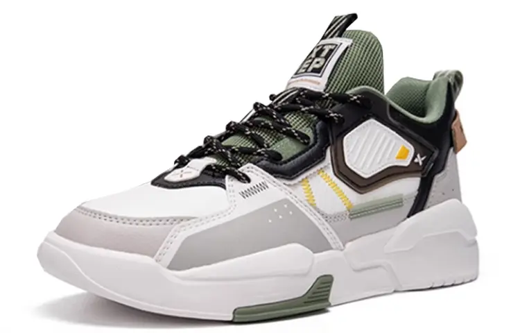 

Кроссовки XTEP Lifestyle Shoes Men High-top Sail White/pigeon Grey/black, белый
