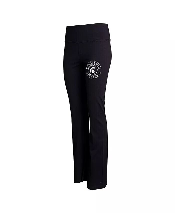 

Женские черные расклешенные леггинсы Tri-Blend Michigan State Spartans Enclave Concepts Sport